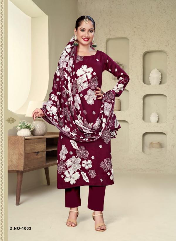 SAT Pashmina Shwal Suit Vol-15 – Dress Material